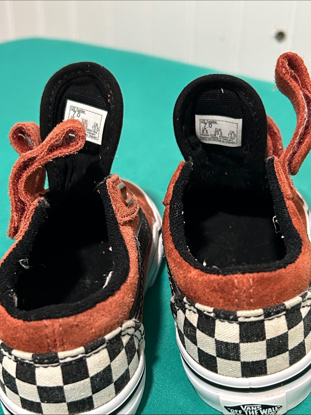 Vans - toddler Velcro old skool sz: 7.0 - Picture 11 of 12